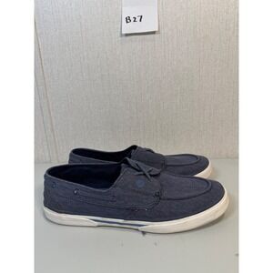 Sperry Womens Seacycled Twill Loafer Casual Shoe - Size 11 Navy - STS88787